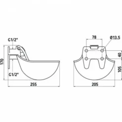 Best Aeuvoir en fonte à palette Aivert Matériel Pour L'Alimentation·Abreuvoirs Et Seaux