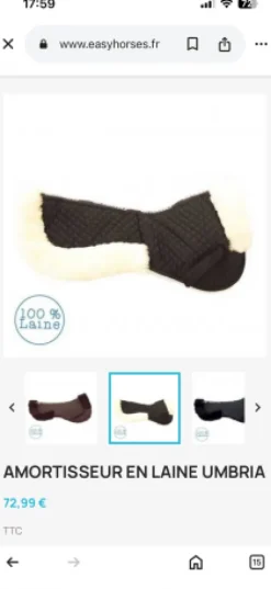 Outlet Amortisseur de dos en laine Umbria Amortisseurs De Dos