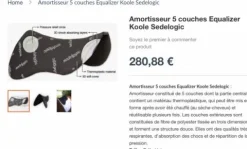 Amortisseur sedologic neuf taille unique Amortisseurs De Dos