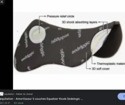 Amortisseur sedologic neuf taille unique Amortisseurs De Dos