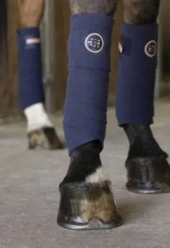 Bandes de polo EQUITHÈME Skolstart Marine Bandages