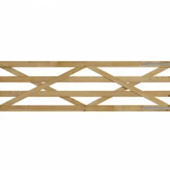 New Barrière anglaise à ouverture simple Barrière Herbage Et Clôture Bois