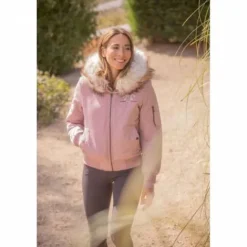 Outlet Blouson Lyon - - Style moderne et confort Femme Tenue D'Équitation Femme·Parka, Blouson, Doudoune