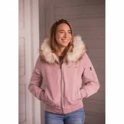 Outlet Blouson Lyon - - Style moderne et confort Femme Tenue D'Équitation Femme·Parka, Blouson, Doudoune