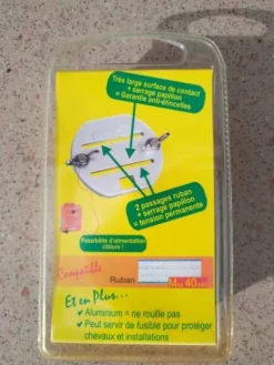 New Boite passage ruban clôture électrique cheval Clôture Électrique·Isolateurs De Clôture