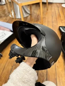 Hot Bombe Gravity XP Mat + visière large b Protections De Tête·Casques D'équitation