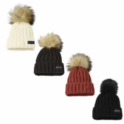 Hot Bonnet à pompom couleur naturelle Sportswear Collection 2020 - Bonnets Et Écharpes D'Équitation