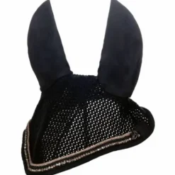 Outlet Bonnet anti mouches rosegold glamour - - Détails cristaux Bonnets|Bonnet Cheval