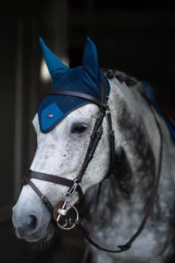 Hot Bonnet anti-mouches - No Boundaries Monaco Blue Bonnets|Bonnet Cheval