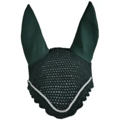 Bonnet anti-mouches - Basic galon argent Bonnets|Bonnet Cheval