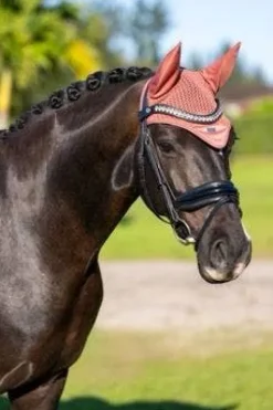 Outlet Bonnet anti-mouches Modern Coral - Bonnets|Bonnet Cheval