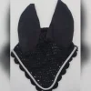 Bonnet cheval noir et liseré argenté Bonnets|Bonnet Cheval