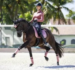 Outlet Bonnet Noir et Rose Pink Lemonade - Bonnets|Bonnet Cheval