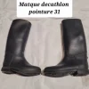 Discount Bottes caoutchouc marque décathlon pointure 31 Femme Bottes Et Boots·Bottes D'équitation|Tenue D'Équitation Homme·Bottes Et Boots