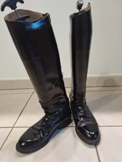 bottes cuir noires 38 Femme Bottes Et Boots·Bottes D'équitation|Tenue D'Équitation Femme·Bottes Et Boots