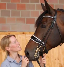 Best Bride de dressage doublé blanc et en cuir vernis Dy'on Bridons Et Brides·Bride De Dressage|Brides De Dressage