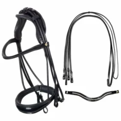 Hot Bride Dressage cuir - Tétiêre anatomique Bridons Et Brides·Bride De Dressage|Brides De Dressage