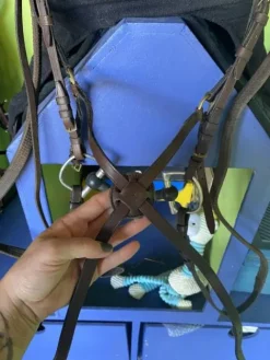 Outlet Bridon muserolle croisée Bridons Et Brides·Bridon Cuir