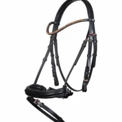 Best Bridon noir/or rose rosegold glamour   Bridons Et Brides·Bridon Cuir