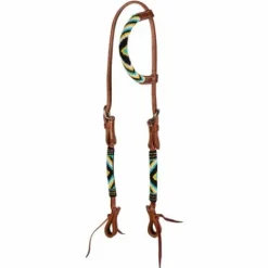 Sale idon Western avec décorations indiennes Bridons Western