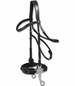 New Bridon X-Line Hackamore sans mors Bridons Et Brides·Filet Sans Mors|Bridons Et Brides·Bridon Cuir