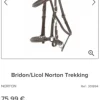 Bridon/Licol Norton Trekking Bridons Et Brides·Bridon Licol|Bridons Et Brides·Bridon De Randonnée