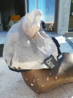 Outlet Bucas Buzz Off Fly Mask Bleu Masques Anti-Mouches