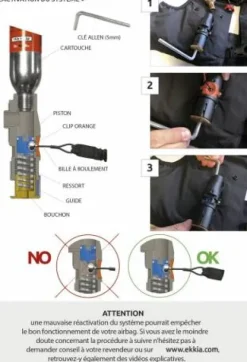 Hot Cartouche rechange airgag Femme Gilets De Protection Et Dorsales·Accessoires Gilet De Protection|Tenue De Concours Femme·Gilets De Protection