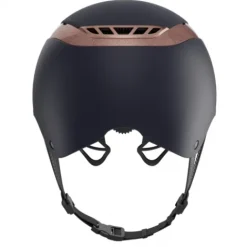 Outlet Casque AirLuxe Suprême Visière Polo Marine/Rose Gold - Femme Protections De Tête·Casques D'équitation|Tenue D'Équitation Femme·Casques D'équitation Femme