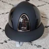 Clearance Casque CROMO 2.0 Polish Noir Rose Gold visière POLO - Protections De Tête·Casques D'équitation