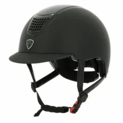 New Casque Airy noir et carbone Protections De Tête·Casques D'équitation