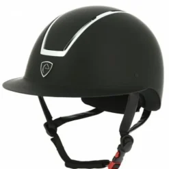 Clearance Casque Glint Noir mat / argenté Protections De Tête·Casques D'équitation