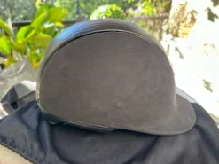Clearance CASQUE SAMSHIELD NOIR CUIR ET ALCANTARA Protections De Tête·Casques D'équitation