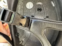 Clearance CASQUE SAMSHIELD NOIR CUIR ET ALCANTARA Protections De Tête·Casques D'équitation