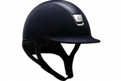 Sale Casque premium alcantara et chrome Femme Protections De Tête·Casques D'équitation|Tenue D'Équitation Femme·Casques D'équitation Femme