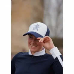 New Casquette style trucker bicolore - - Broderie glitter Casquettes D'Équitation