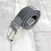 Discount Ceinture Grand Prix Anthracite/Gris clair - Ceintures D'Équitation