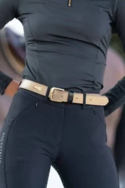 Online Ceinture Prime Belt Noir et Or - Ceintures D'Équitation