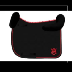 Chabraque dressage avec rebords personnalisable - Tapis De Dressage|Tapis De Selle