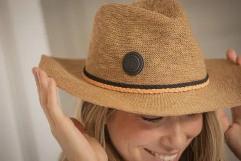 Outlet Chapeau Rafia tricolore - Chapeaux D'Équitation