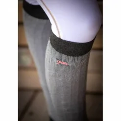 Outlet Chaussettes Grafik et blanche - PENELOPE COLECTION Chaussettes D'Équitation