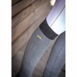 Outlet Chaussettes Grafik et blanche - PENELOPE COLECTION Chaussettes D'Équitation