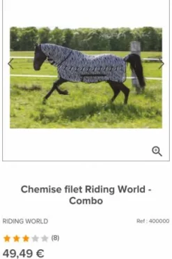 Outlet Chemise anti insecte Couvertures Cheval