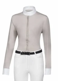 Discount Chemise de compétition manches longues Esade - Femme Tenue D'Équitation Femme·Polos Et Chemises