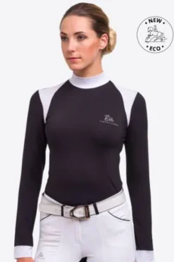 Best Chemise de concours à manches longues BLACK JACK - - Coton technique Femme La Cavalière En Concours|La Femme En Concours