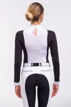 Best Chemise de concours à manches longues BLACK JACK - - Coton technique Femme La Cavalière En Concours|La Femme En Concours