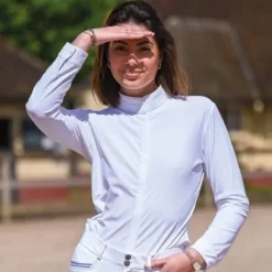 New Chemise de concours Carla - Jump'In - Tissu élastique Femme La Cavalière En Concours|La Femme En Concours