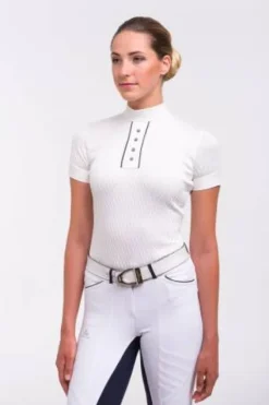 Discount Chemise de concours FATALITY - - Manches courtes Femme La Cavalière En Concours|La Femme En Concours