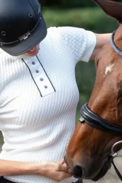 Discount Chemise de concours FATALITY - - Manches courtes Femme La Cavalière En Concours|La Femme En Concours