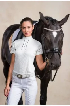 Discount Chemise de concours FATALITY - - Manches courtes Femme La Cavalière En Concours|La Femme En Concours